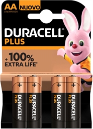 Duracell Plus 100 Engangsbatteri AA Alkaline